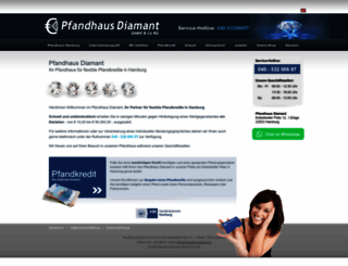 pfandhaus-diamant.de screenshot