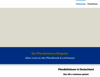 pfandleihhaus-ratgeber.de screenshot
