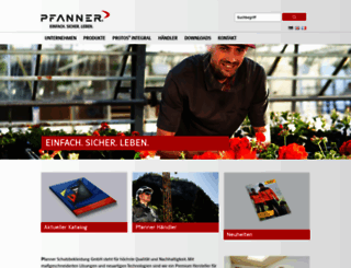 pfanner-austria.at screenshot