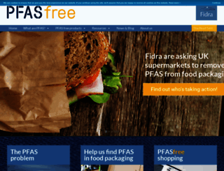 pfasfree.org.uk screenshot