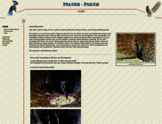pfauenforum.de screenshot