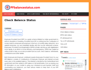 pfbalancestatus.com screenshot