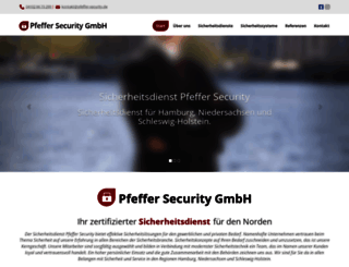 pfeffer-security.de screenshot