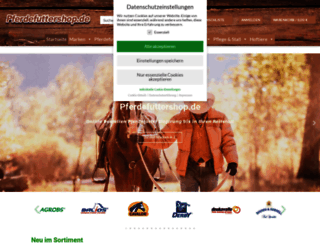 pferdefuttershop.de screenshot