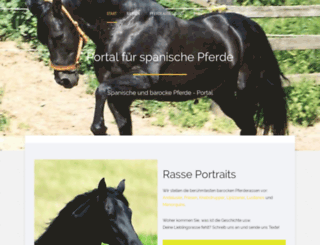 pferdemarkt.das-spanische-pferd.de screenshot