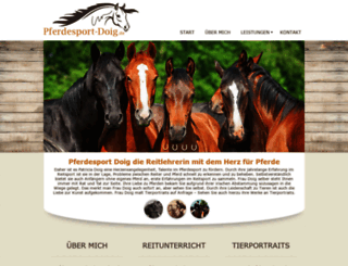 pferdesport-doig.de screenshot