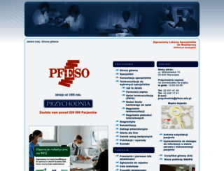 pfeso.edu.pl screenshot
