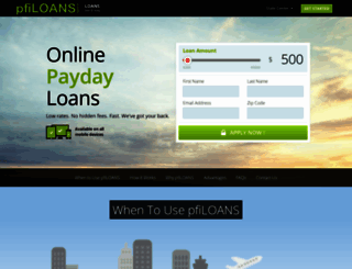 pfiloans.com screenshot