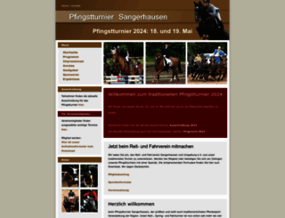pfingstturnier-sangerhausen.de screenshot