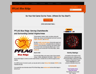 pflagblueridge.org screenshot