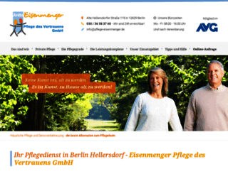 pflege-des-vertrauens.com screenshot