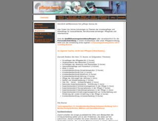 pflege-kurse.de screenshot