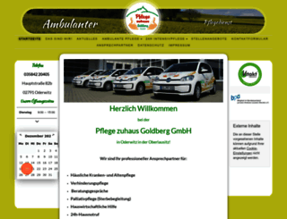 pflege-zuhaus-goldberg.de screenshot