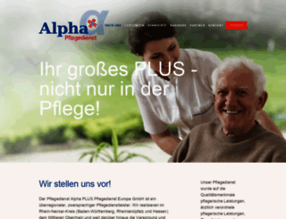 pflegedienst-alpha-plus.de screenshot