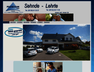 pflegeteam-sehnde.de screenshot