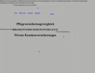 pflegeversicherungsvergleich.de screenshot