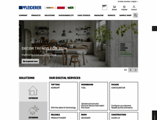 pfleiderer.com screenshot