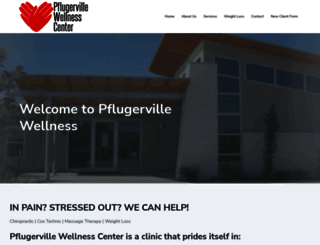 pflugervillewellness.com screenshot