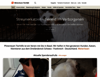 pfotenteam.com screenshot