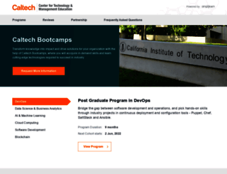 pg-p.ctme.caltech.edu screenshot