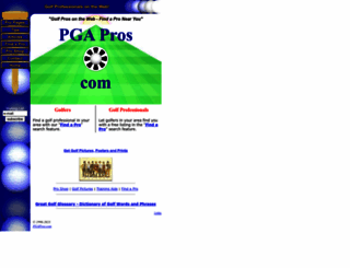 pgapros.com screenshot