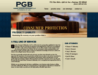 pgbblaw.com screenshot
