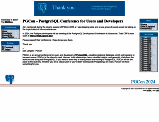 pgcon.org screenshot