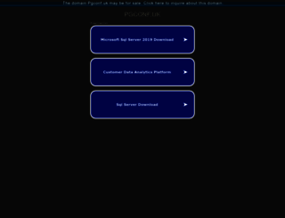 pgconf.uk screenshot