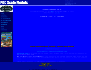 pgcscalemodels.com.au screenshot