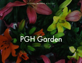pghgarden.com screenshot