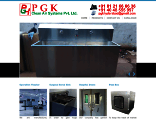 pgkcleanairsystems.com screenshot