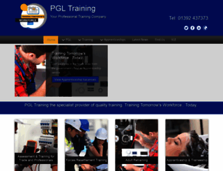 pgltraining.com screenshot