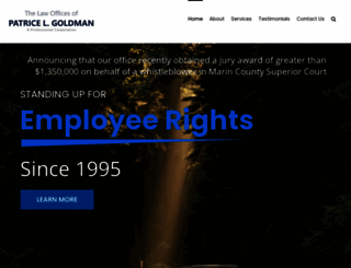 pgoldmanlaw.com screenshot