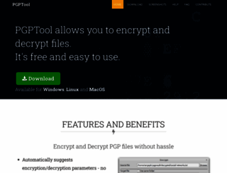 pgptool.github.io screenshot