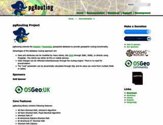 pgrouting.org screenshot