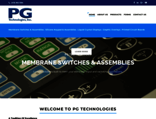 pgtechnologiesinc.com screenshot