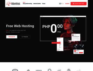 ph.000webhost.com screenshot