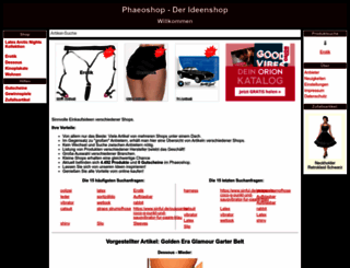 phaeoshop.de screenshot