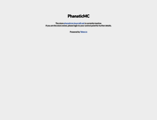 phanaticmc.buycraft.net screenshot