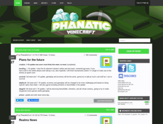 phanaticmc.com screenshot