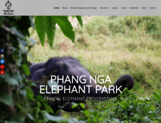 phangngaelephantpark.com screenshot
