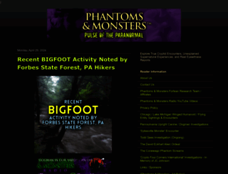 phantomsandmonsters.com screenshot
