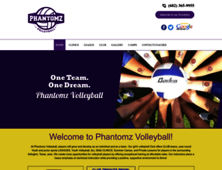 phantomzvolleyball.com screenshot