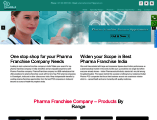 pharma-franchise-company.in screenshot