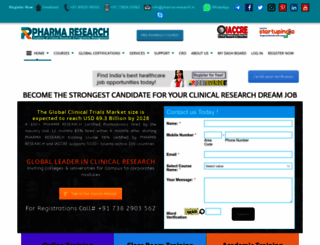 pharma-research.in screenshot