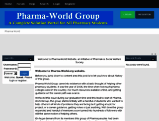 pharma-world.org screenshot