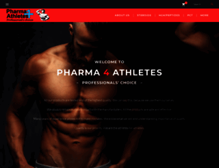pharma4athletes.com screenshot
