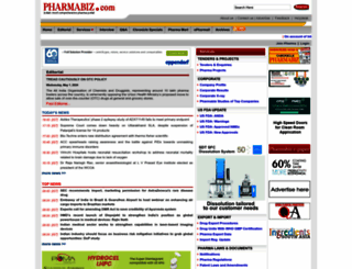 pharmabiz.com screenshot