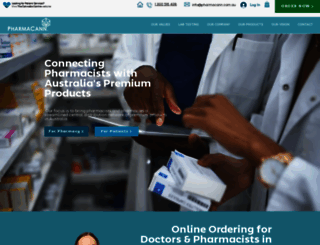 pharmacann.com.au screenshot