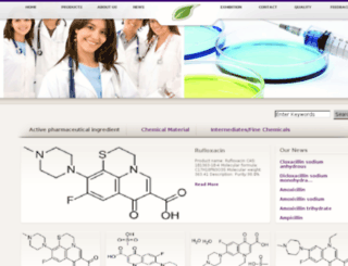 pharmaceutical-intermediates.net screenshot
